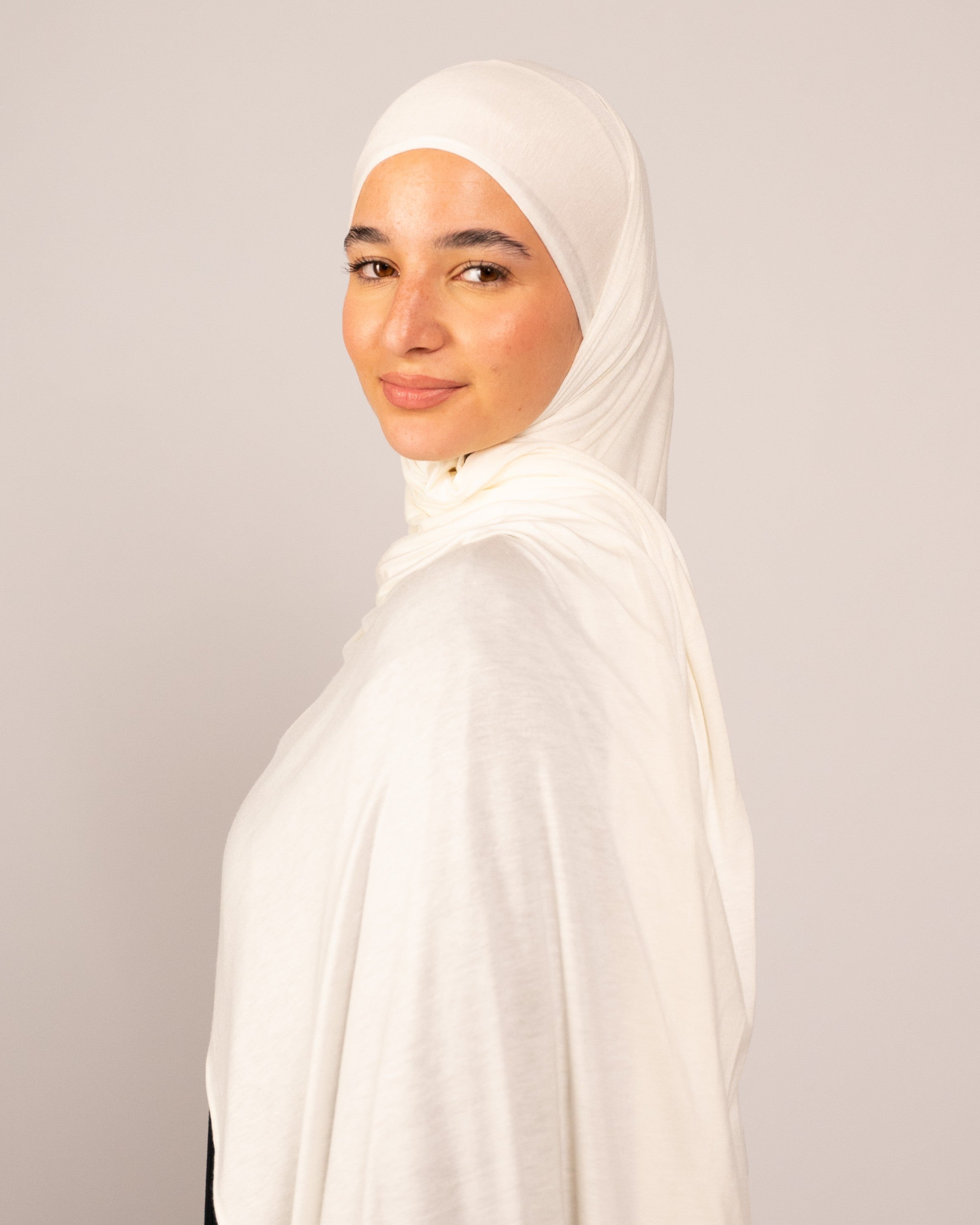 COTTON SOFT JERSEY IVORY SNOW