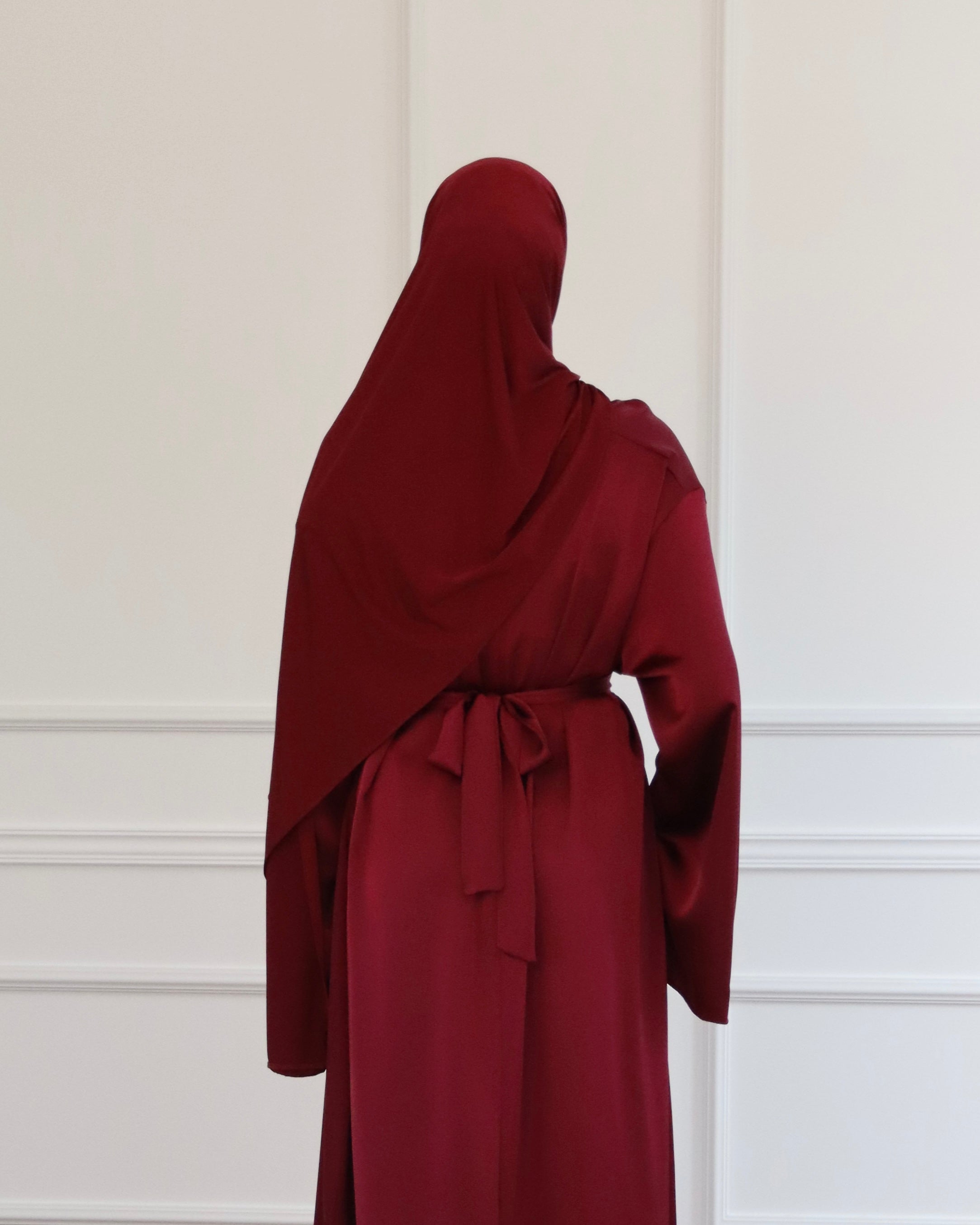 SHINY JERSEY BORDEAUX