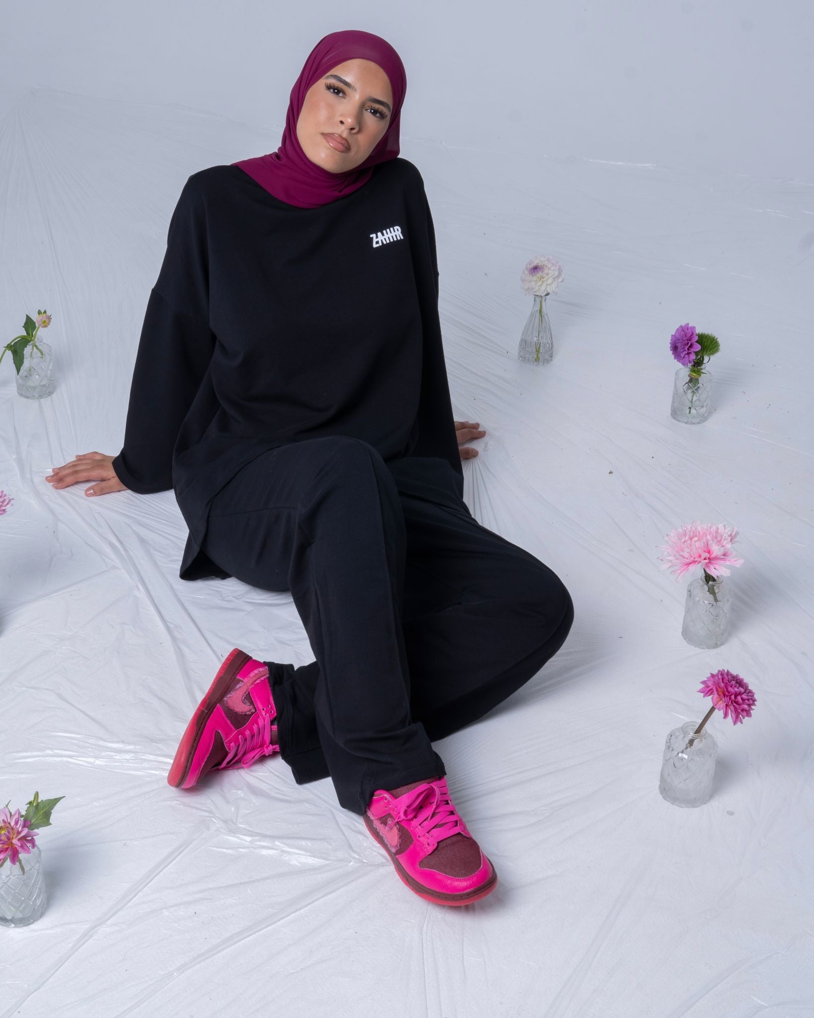 TWO-PIECE SET BLACK