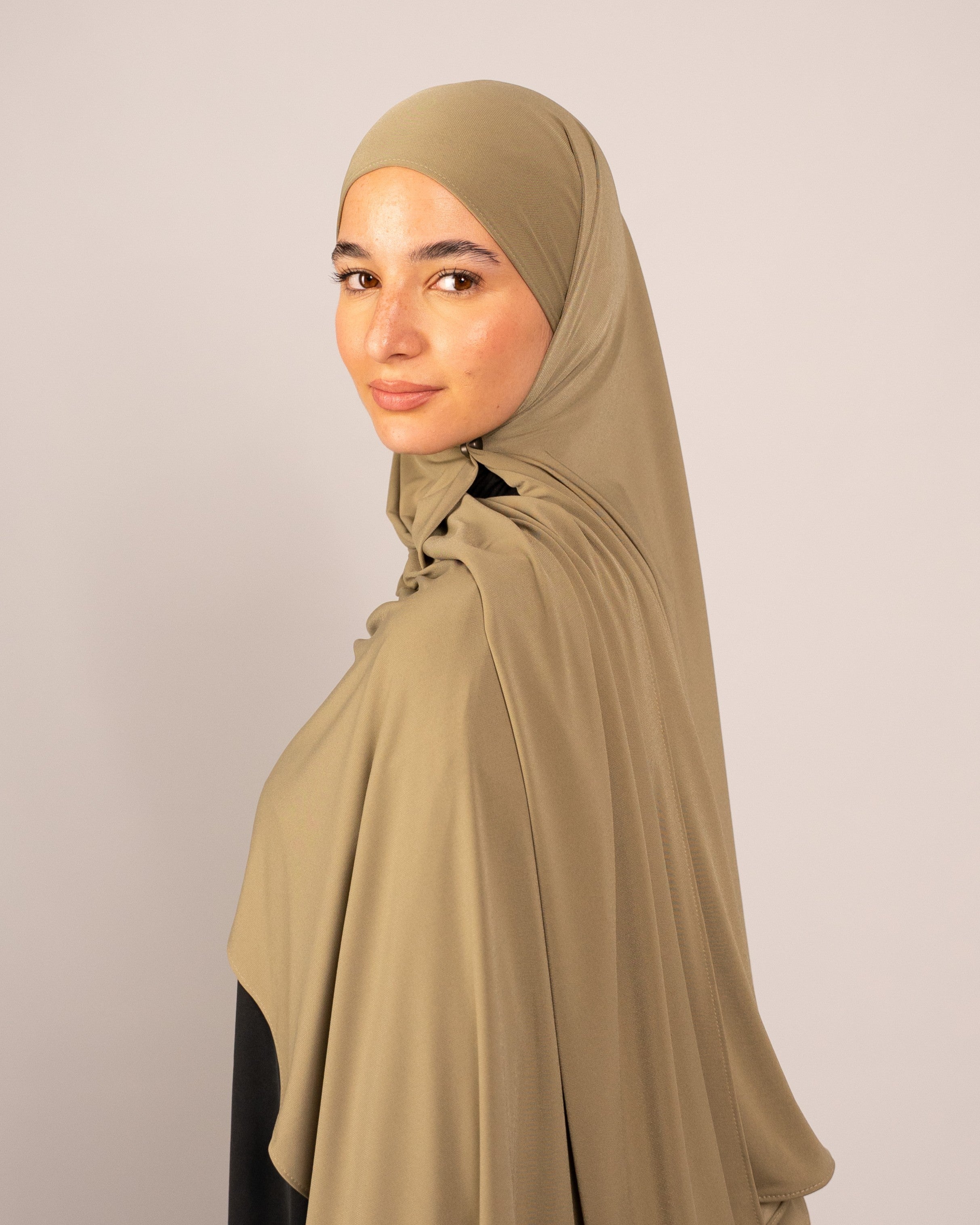 SHINY JERSEY GOLDEN BEIGE