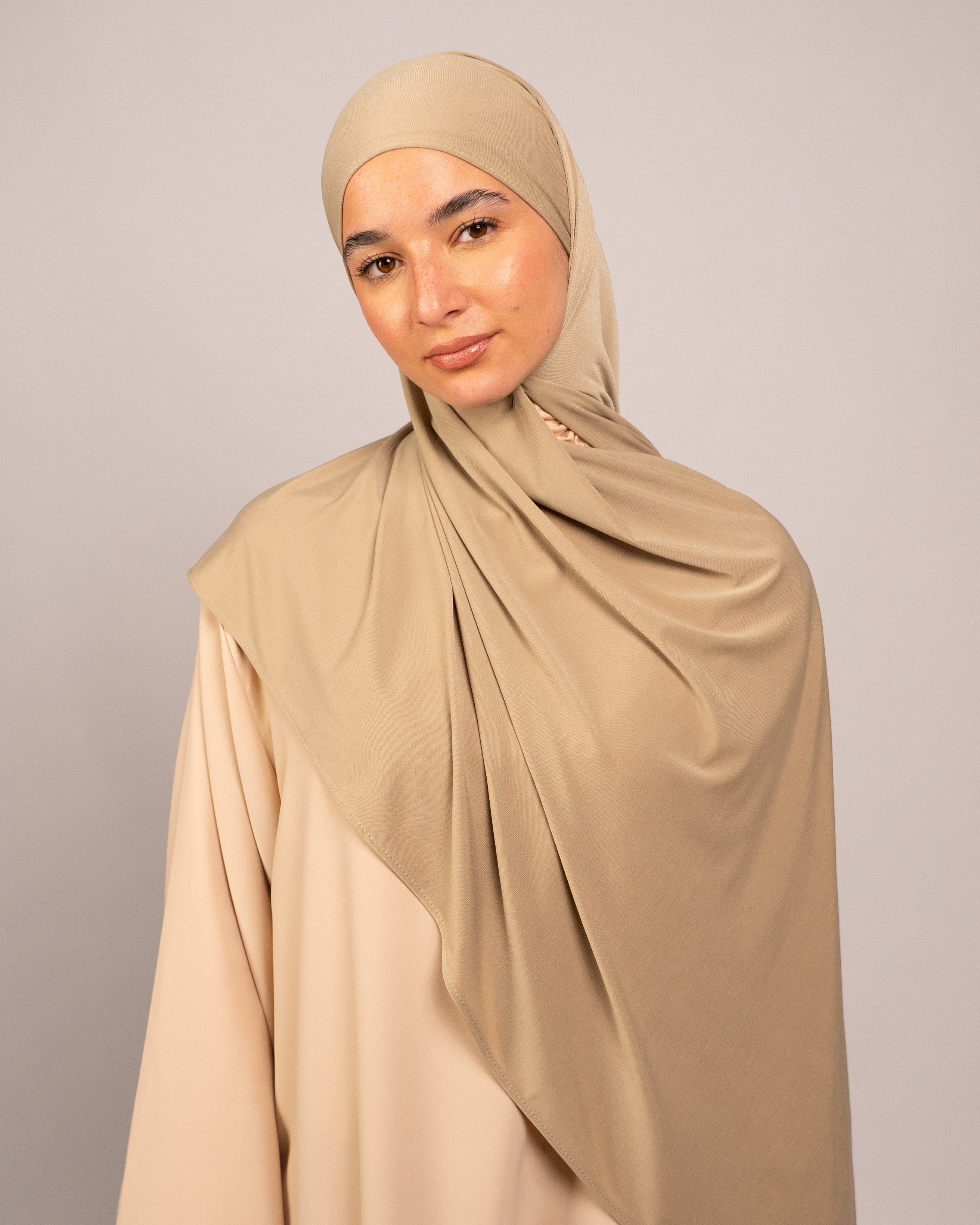 SHINY JERSEY GOLDEN BEIGE