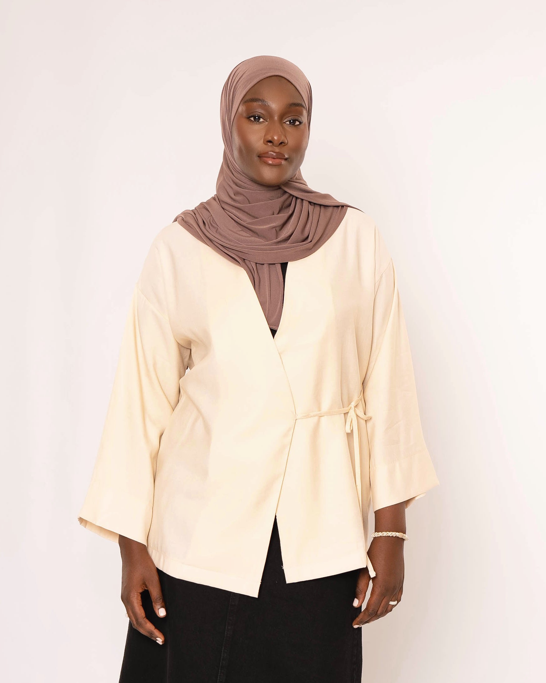 TENCEL MODEST KIMONO BEIGE