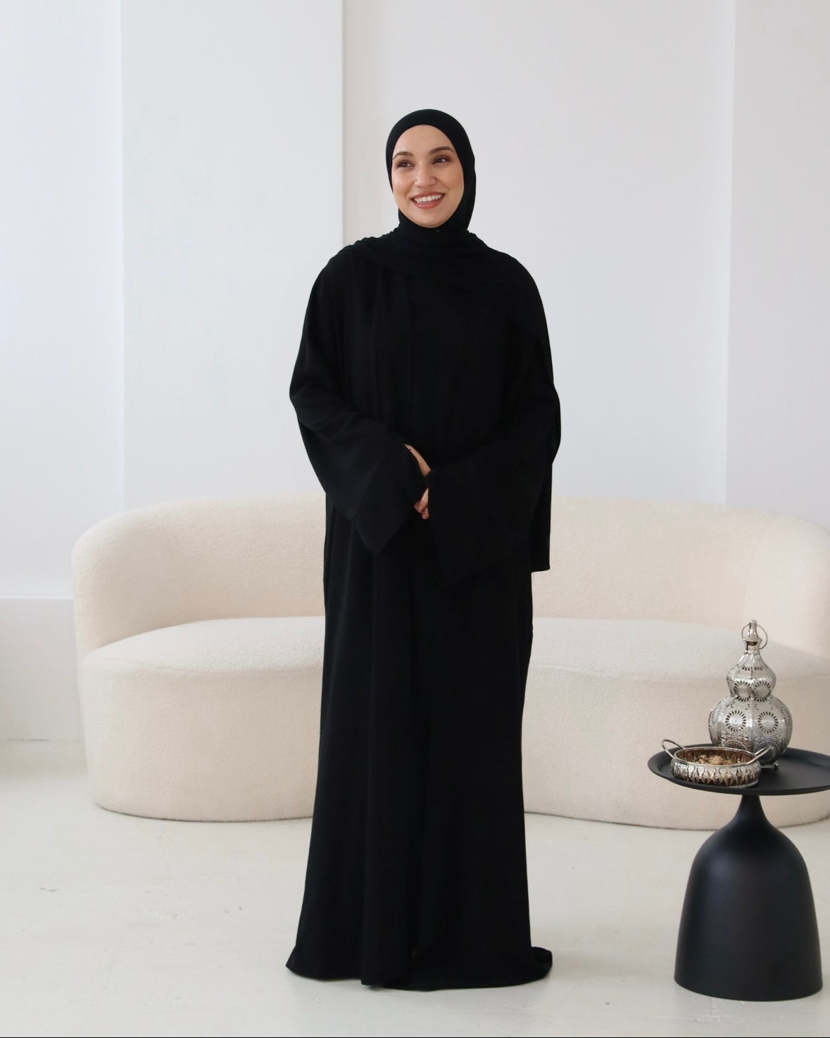 LAYAL LINEN ABAYA SET